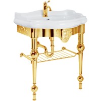 Консоль под раковину Migliore Bella 73 20718 Золото