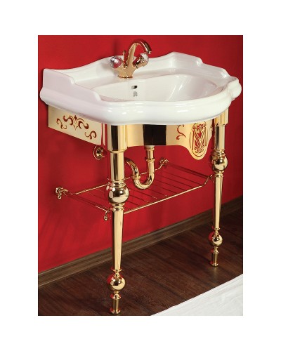 Консоль под раковину Migliore Bella 73 20718 Золото