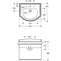 Консоль под раковину Migliore Bella 55 20723 Золото
