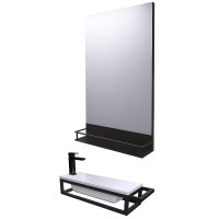 Консоль для раковины Grossman Метрис 50 R 105002 Черный