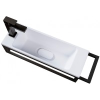 Консоль для раковины Grossman Метрис 50 R 105002 Черный