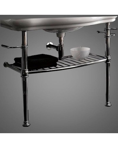 Консоль под раковину Kerasan Retro 100 730090 Хром