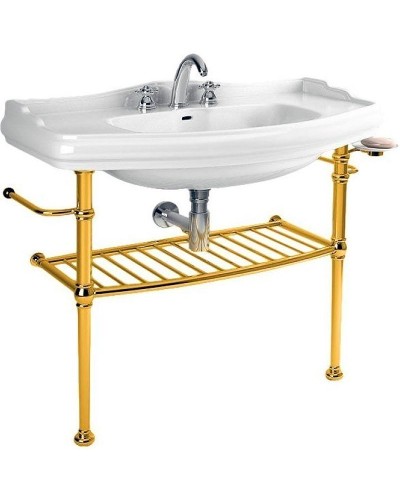 Консоль под раковину Kerasan Retro 100 730091 Золото