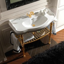 Консоль под раковину Kerasan Retro 100 730091 Золото