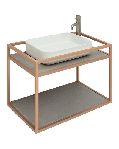 Консоль под раковину Allen Brau Liberty 75 1.33001.60 Медь браш