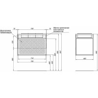 Консоль под раковину Allen Brau Liberty 75 1.33001.60 Медь браш