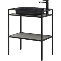 Консоль под раковину Allen Brau Liberty 75 1.33002.BB Черный браш