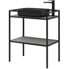 Консоль под раковину Allen Brau Liberty 75 1.33002.BB Черный браш