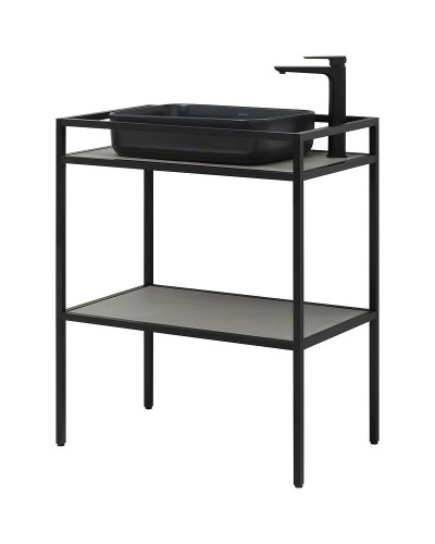 Консоль под раковину Allen Brau Liberty 75 1.33002.BB Черный браш