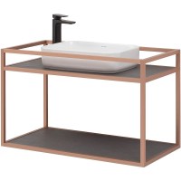 Консоль под раковину Allen Brau Liberty 90 1.33003.60 Медь браш