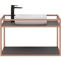 Консоль под раковину Allen Brau Liberty 90 1.33003.60 Медь браш