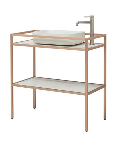 Консоль под раковину Allen Brau Liberty 90 1.33004.60 Медь браш