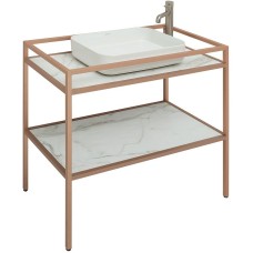 Консоль под раковину Allen Brau Liberty 90 1.33004.60 Медь браш