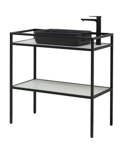 Консоль под раковину Allen Brau Liberty 90 1.33004.BB Черный браш