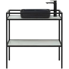 Консоль под раковину Allen Brau Liberty 90 1.33004.BB Черный браш