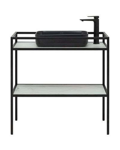 Консоль под раковину Allen Brau Liberty 90 1.33004.BB Черный браш