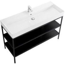 Консоль под раковину Cezares Cadro 120 CADRO-120/46/73-2C-PIA-MET-ST Черная матовая