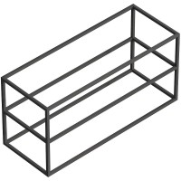 Консоль под раковину Cezares Cadro 120 CADRO-120/46/58-2C-SO-MET-ST Черная матовая