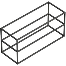 Консоль под раковину Cezares Cadro 120 CADRO-120/46/58-2C-SO-MET-ST Черная матовая