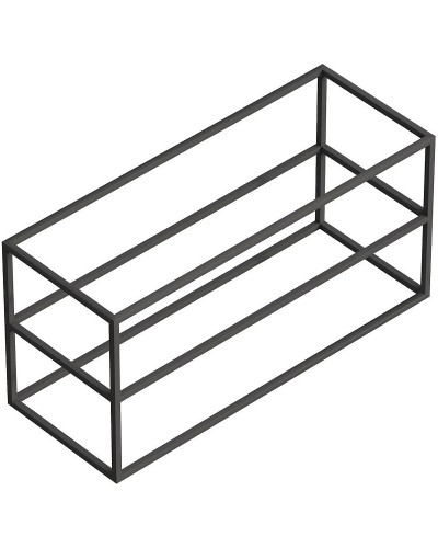 Консоль под раковину Cezares Cadro 120 CADRO-120/46/58-2C-SO-MET-ST Черная матовая