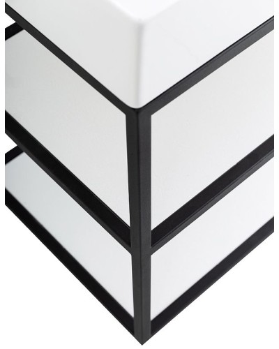 Консоль под раковину Cezares Cadro 120 CADRO-120/46/58-2C-SO-MET-ST Черная матовая