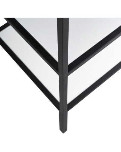 Консоль под раковину Cezares Cadro 80 CADRO-80/46/73-2C-PIA-MET-ST Черная матовая