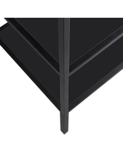 Консоль под раковину Cezares Cadro 80 CADRO-80/46/73-2C-PIA-MET-ST Черная матовая