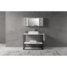 Консоль под раковину Abber Stein 100 AS2631 Белая матовая