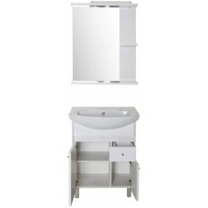 Комплект мебели белое дерево 61 см ASB-Mebel Орхидея