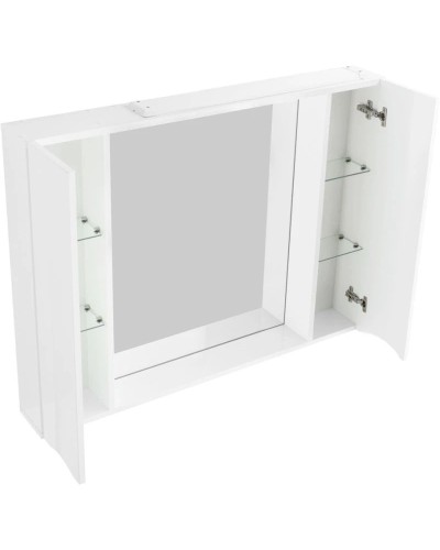 Зеркальный шкаф 100х75 см Bianco Lucido BelBagno Marino MARINO-SPC-1000/750-2A-BL-P