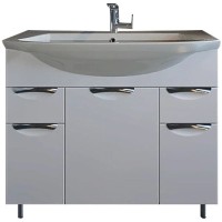 Комплект мебели белый 80 см ASB-Mebel Мессина