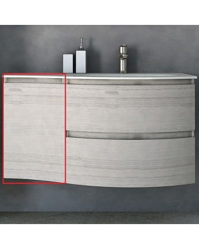 Тумба Cezares Vague 34 L 54849 подвесная Rovere sbiancato