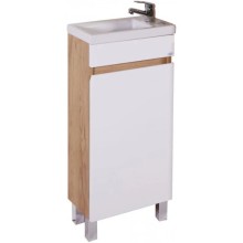 Комплект мебели белый/дуб золотой 40 см ASB-Mebel Марко