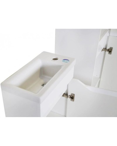 Комплект мебели белый 40 см ASB-Mebel Бари