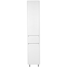 Шкаф пенал Style Line Атлантика Люкс Plus 35 ЛС-00000694 с бельевой корзиной Белый