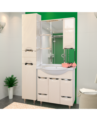 Пенал - 31 прав. Жасмин бежевая эмаль/ Б/К