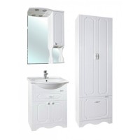 Шкаф пенал Bellezza Кантри 60 Белый