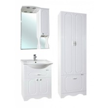 Шкаф пенал Bellezza Кантри 60 Белый