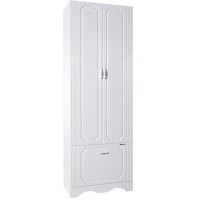 Шкаф пенал Bellezza Кантри 60 Белый