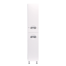 Орхидея - 35 Пенал левый белая эмаль без корзины