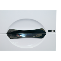 Орхидея - 35 Пенал левый белая эмаль без корзины