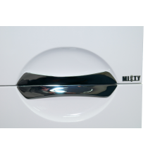 Орхидея - 35 Пенал левый белая эмаль без корзины