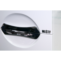 Орхидея - 35 Пенал левый белая эмаль без корзины