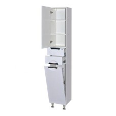 Орхидея - 35 Пенал лев. белая эмаль / Б/К