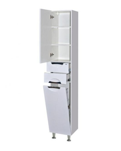 Орхидея - 35 Пенал лев. белая эмаль / Б/К