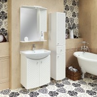 Шкаф пенал Runo Милано 30 R УТ000002107 Белый