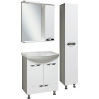 Шкаф пенал Runo Барселона 30 00000001034 Белый