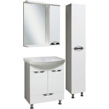 Шкаф пенал Runo Барселона 30 00000001034 Белый