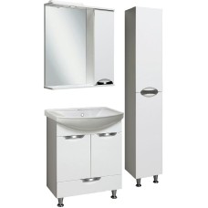 Шкаф пенал Runo Барселона 30 00000001034 Белый