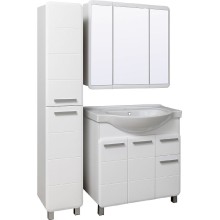 Шкаф пенал Runo Эрика 30 УТ000003637 Белый